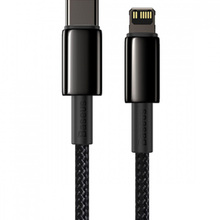 Кабель BASEUS Tungsten Gold USB Type-C - Lightning 20W 2 м Black (CATLWJ-A01)