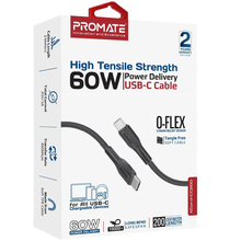 Кабель PROMATE USB-C - USB-C 3А 2 м Black (xcord-cc200 black)