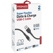 Кабель PROMATE USB-A - USB-C 2А 2 м Black (xcord-ac200 black)