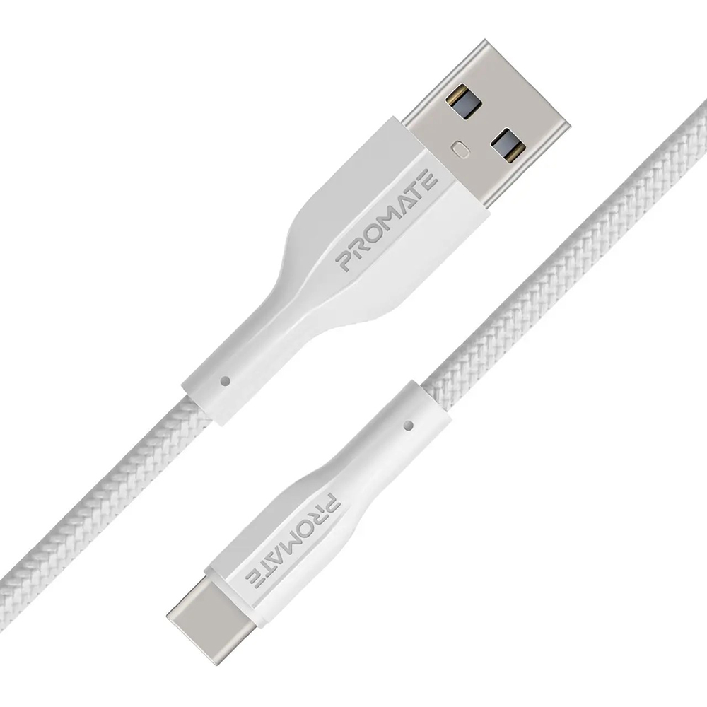 Кабель PROMATE USB-A - USB-C 2А 2 м White (xcord-ac200 white) Кабель PROMATE USB-A - USB-C 2А 2 м White (xcord-ac200 white)