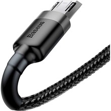 Кабель BASEUS Cafule Cable USB - Micro-USB 3 м Grey/Black (CAMKLF-HG1)