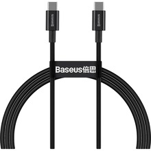 Кабель BASEUS Superior Series Fast Charging Data Cable USB Type-C - USB Type-C 100W 1 м Black (CATYS-B01)