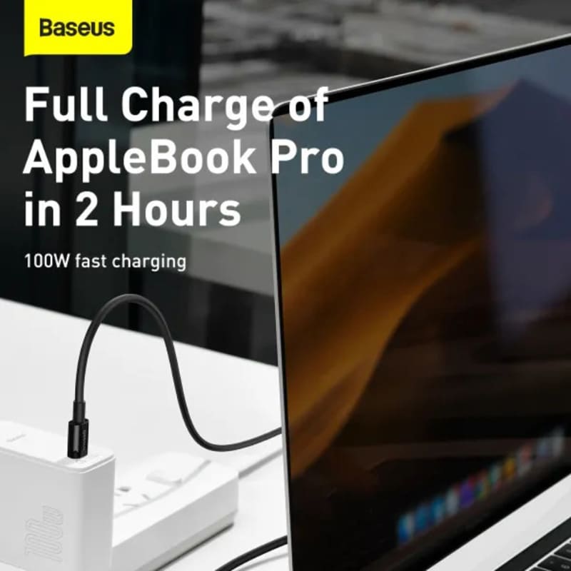Изображение Кабель BASEUS Superior Series Fast Charging Data Cable USB Type-C - USB Type-C 100W 1 м Black (CATYS-B01)