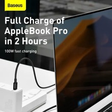 Кабель BASEUS Superior Series Fast Charging Data Cable USB Type-C - USB Type-C 100W 1 м Black (CATYS-B01)