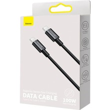 Кабель BASEUS Superior Series Fast Charging Data Cable USB Type-C - USB Type-C 100W 1 м Black (CATYS-B01)