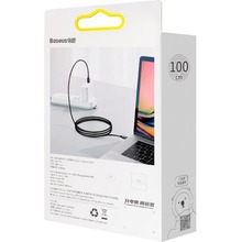 Кабель BASEUS Superior Series Fast Charging Data Cable USB Type-C - USB Type-C 100W 1 м Black (CATYS-B01)