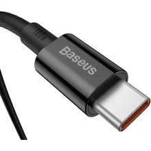 Кабель BASEUS Superior Series Fast Charging Data Cable USB Type-C - USB Type-C 100W 1 м Black (CATYS-B01)