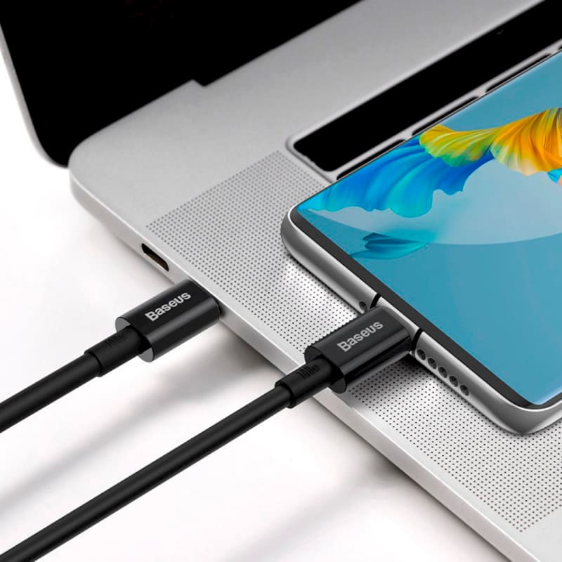 Покупка Кабель BASEUS Superior Series Fast Charging Data Cable USB Type-C - USB Type-C 100W 1 м Black (CATYS-B01)