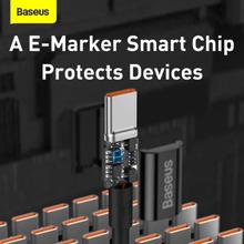 Кабель BASEUS Superior Series Fast Charging Data Cable USB Type-C - USB Type-C 100W 1 м Black (CATYS-B01)