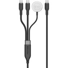 Кабель PROMATE 2x100W PD USB-C 5W (fusion-ccw.black)