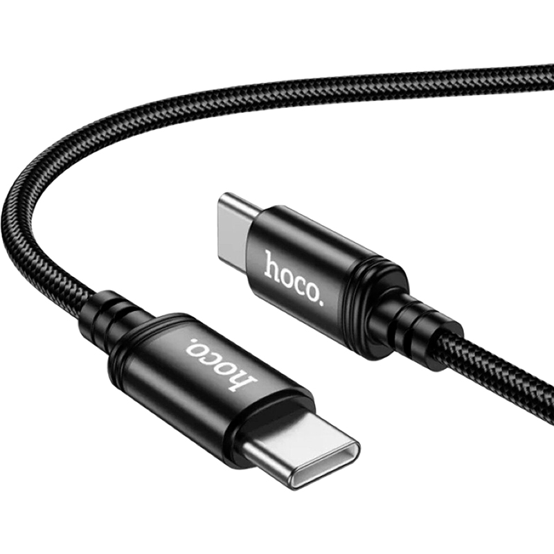 Кабель HOCO X91 Radiance USB Type-С - USB Type-С 60W 3 м Black (6931474788733) Дополнительно Передает данные на скорости до 10 Гб/с