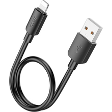 Кабель HOCO X96 Hyper USB - Lightning 0.25 м Black (6942007609388)