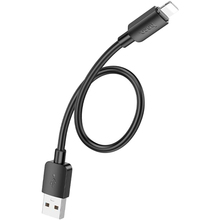 Кабель HOCO X96 Hyper USB - Lightning 0.25 м Black (6942007609388)