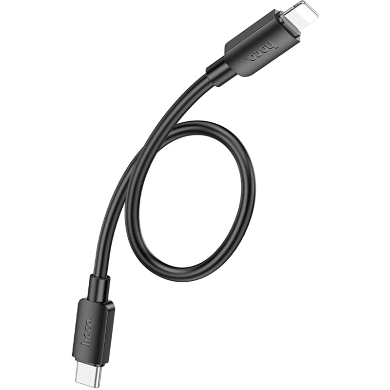 Кабель HOCO X96 Hyper USB Type-C - Lightning PD 20W 0.25 м Black (6942007609364) Дополнительно Ток до 2.4 А