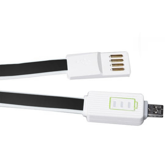 Універсальний кабель Drobak Power Lux Micro USB 2.0 1м Black (218762)