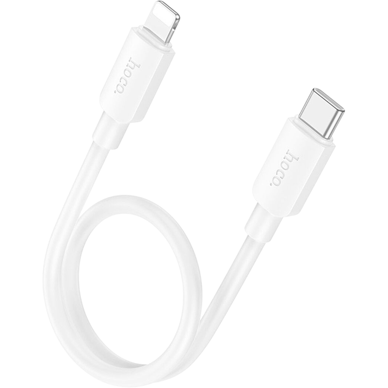 Кабель HOCO X96 Hyper USB Type-C - Lightning PD 20W 0.25 м White (6942007609371)