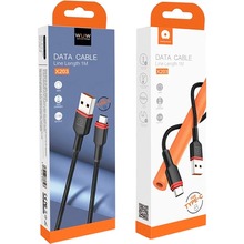 Кабель WUW X203 USB - USB Type-З 1 м Black (6972573336203)