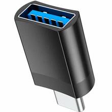 Адаптер HOCO UA17 Type-C male to USB female USB3.0 adapter Black (6931474762016)