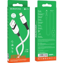 Кабель BOROFONE BX79 USB to iP 2.4A 1 м White (6974443384758)