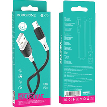 Кабель BOROFONE BX79 USB to Type-C 3A 1 м Black (6974443384789)
