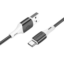 Кабель BOROFONE BX79 USB to Type-C 3A 1 м Black (6974443384789)