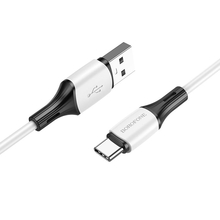 Кабель BOROFONE BX79 USB to Type-C 3A 1 м White (6974443384796)
