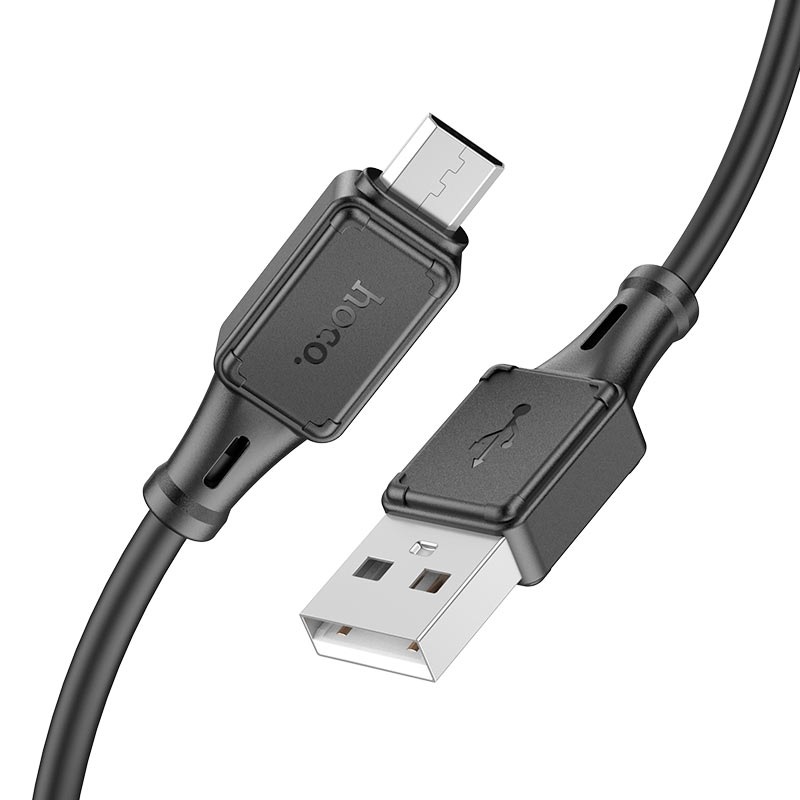 Кабель HOCO X101 Micro 1 м Black (6942007604055) Тип USB - micro-USB