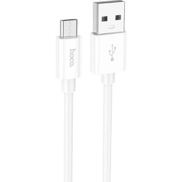 Кабель HOCO X87 USB Micro 2.4 A 1 м White (6931474783226)