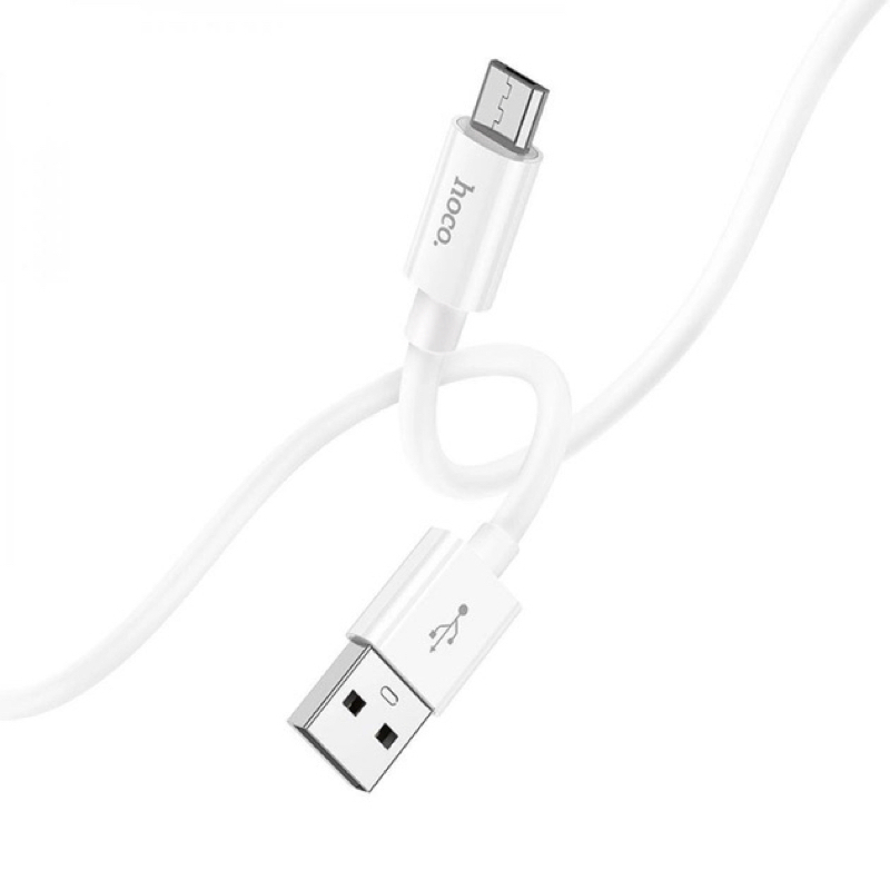 Кабель HOCO X87 USB Micro 2.4 A 1 м White (6931474783226) Тип USB - micro-USB
