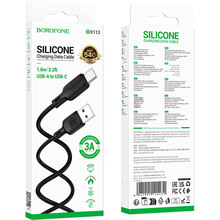 Кабель BOROFONE BX113 Lenny Black (6941991115431)