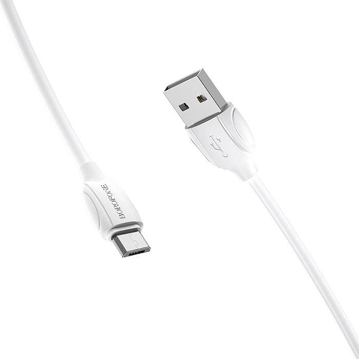 Кабель BOROFONE BX19 Micro-USB 1м White (6931474701787) Кабель BOROFONE BX19 Micro-USB 1м White (6931474701787)