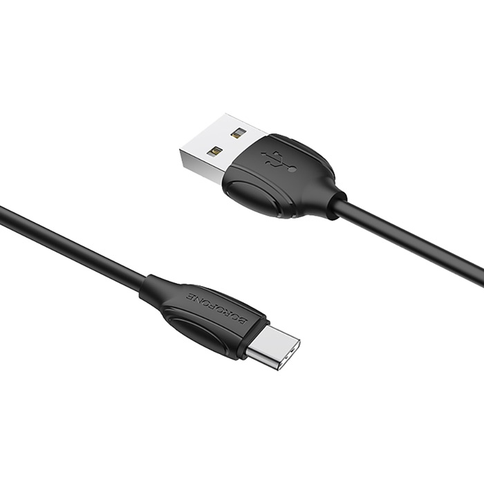 Кабель BOROFONE BX19 Type-C 1м Black (6931474701794) Тип USB - USB Type-С
