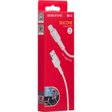 Кабель BOROFONE BX30 Lightning 1м White (6931474706874)
