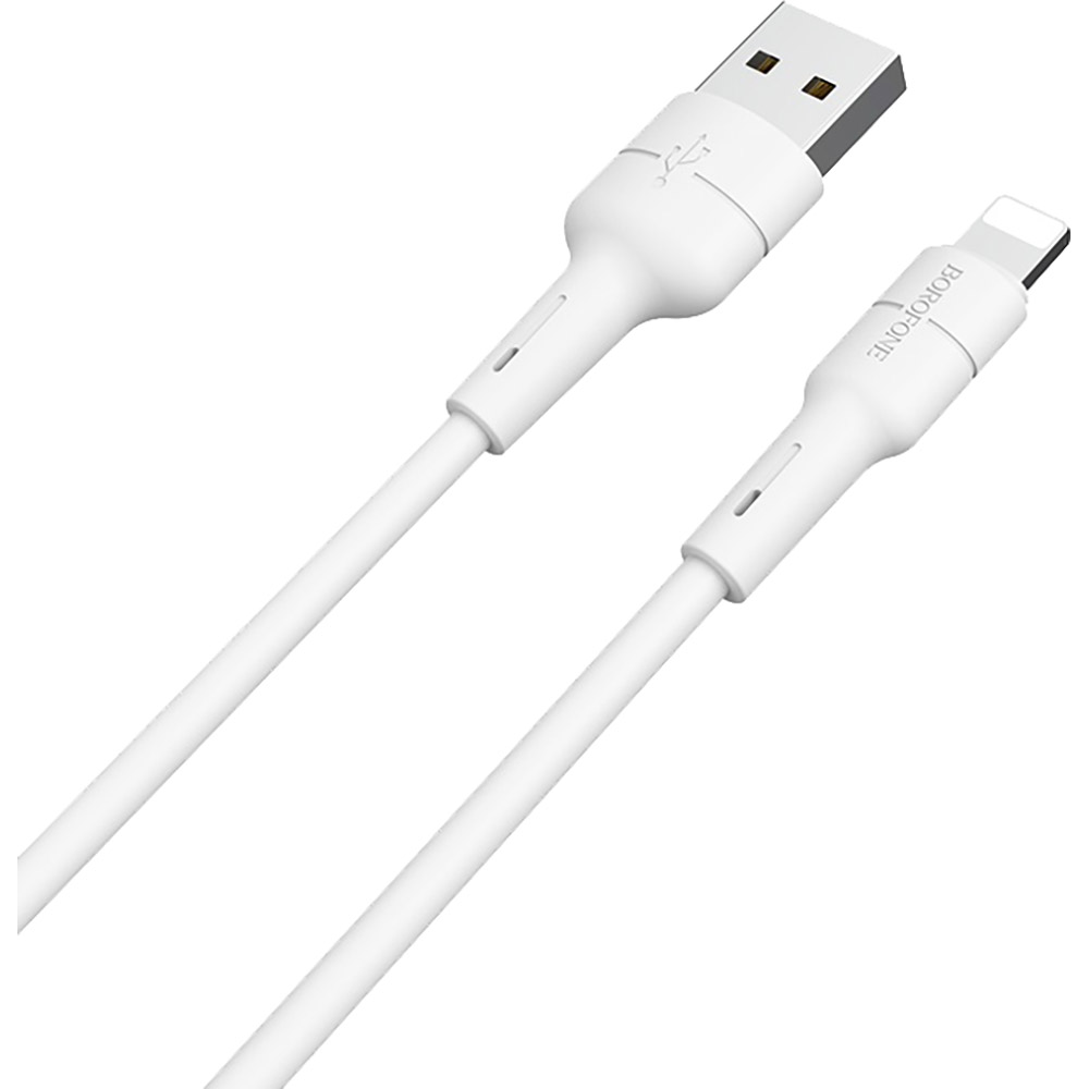 Кабель BOROFONE BX30 Lightning 1м White (6931474706874) Кабель BOROFONE BX30 Lightning 1м White (6931474706874)