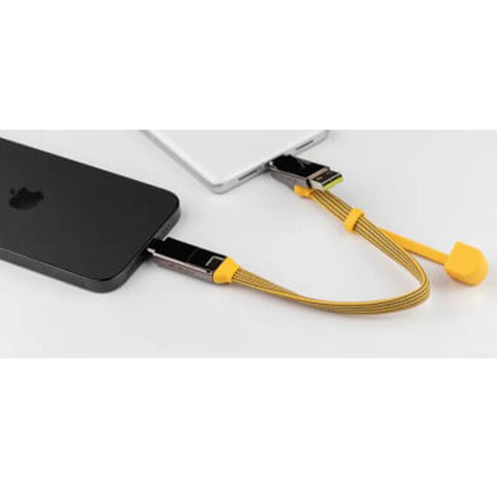 Фото 4 Кабель ROLLING SQUARE in Charge XL 6in1 30 см Yellow (XLS03R)