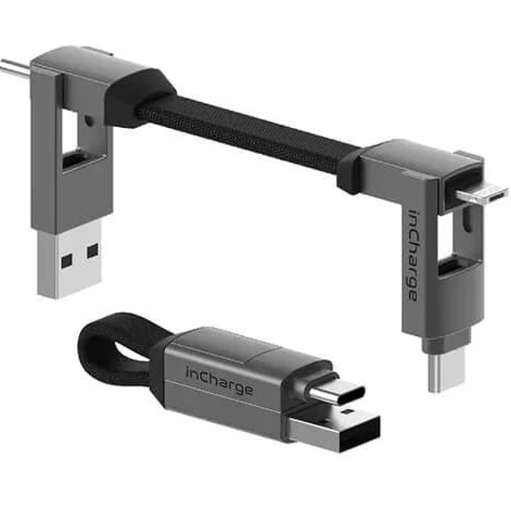 Кабель ROLLING SQUARE inCharge 6 in 1 Gray (SIX01R)