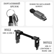 Кабель ROLLING SQUARE inCharge 6 in 1 White (SIX02R)