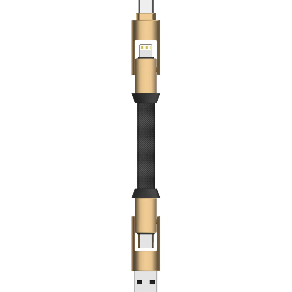 Кабель ROLLING SQUARE inCharge 6 in 1 Gold (SIX03R)