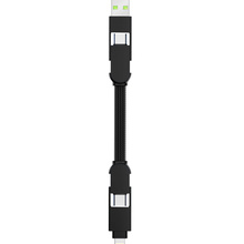 Кабель ROLLING SQUARE inCharge X 6 in 1 100 W 14.5 см Black (X01WR)