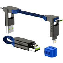 Кабель ROLLING SQUARE inCharge X 6 in 1 100 W 14.5 см Blue (X02WR)