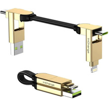 Кабель ROLLING SQUARE inCharge X 6 in 1 100 W 14.5 см Beige (X03WR)
