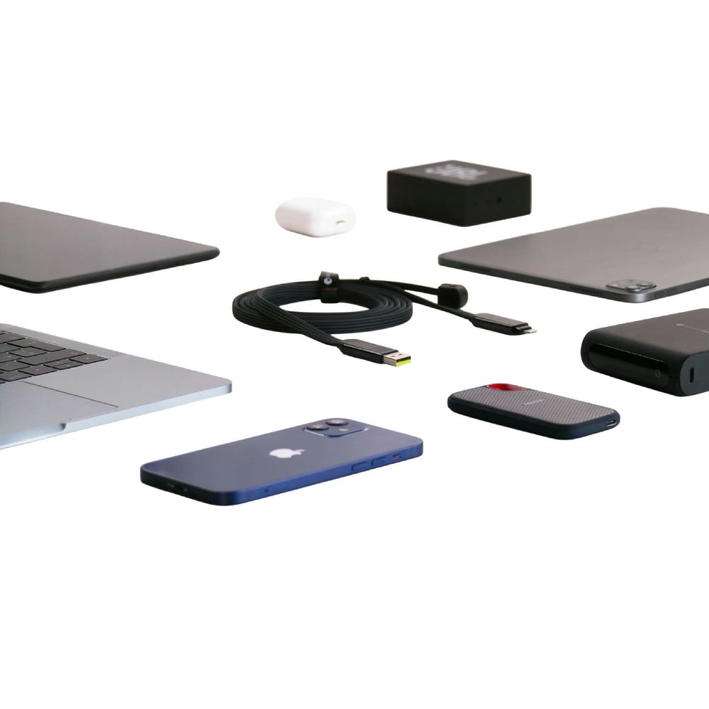 Покупка Кабель ROLLING SQUARE inCharge 6 in 1 3м Black (XLL01R)