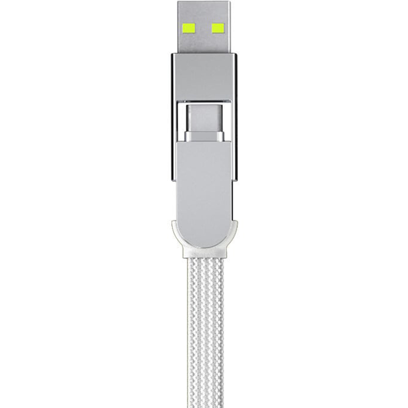 Фото 4 Кабель ROLLING SQUARE 6in1 inCharge XL 3 м White (XLL02R)