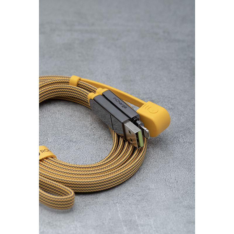 У Фокстрот Кабель ROLLING SQUARE 6in1 inCharge XL 3 м Yellow (XLL03R)