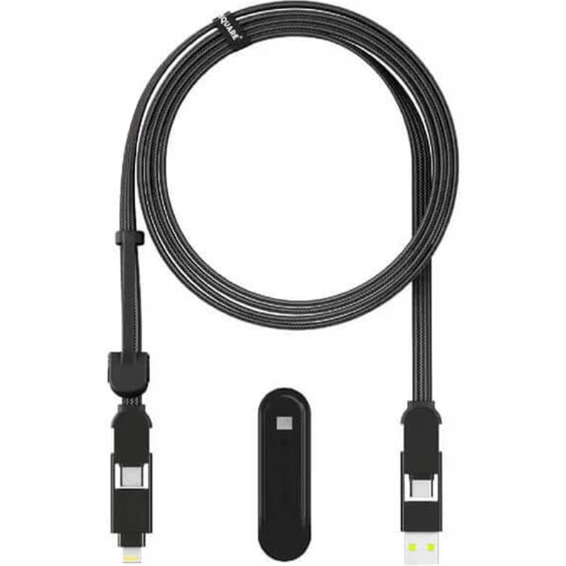 Кабель ROLLING SQUARE 6in1 inCharge XL 2 м Black (XLM01R)