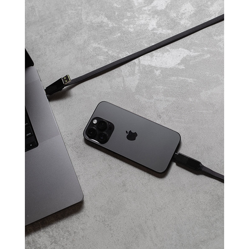 Кабель ROLLING SQUARE 6in1 inCharge XL 2 м Black (XLM01R) Подсветка False