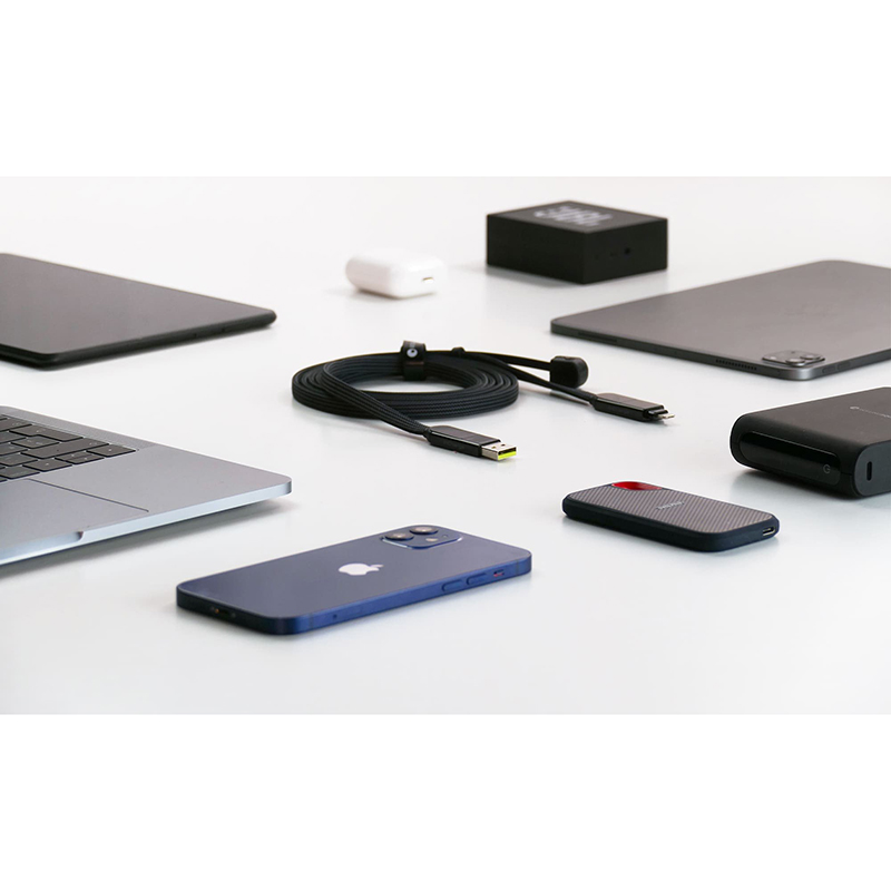 Фото Кабель ROLLING SQUARE 6in1 inCharge XL 2 м Black (XLM01R)
