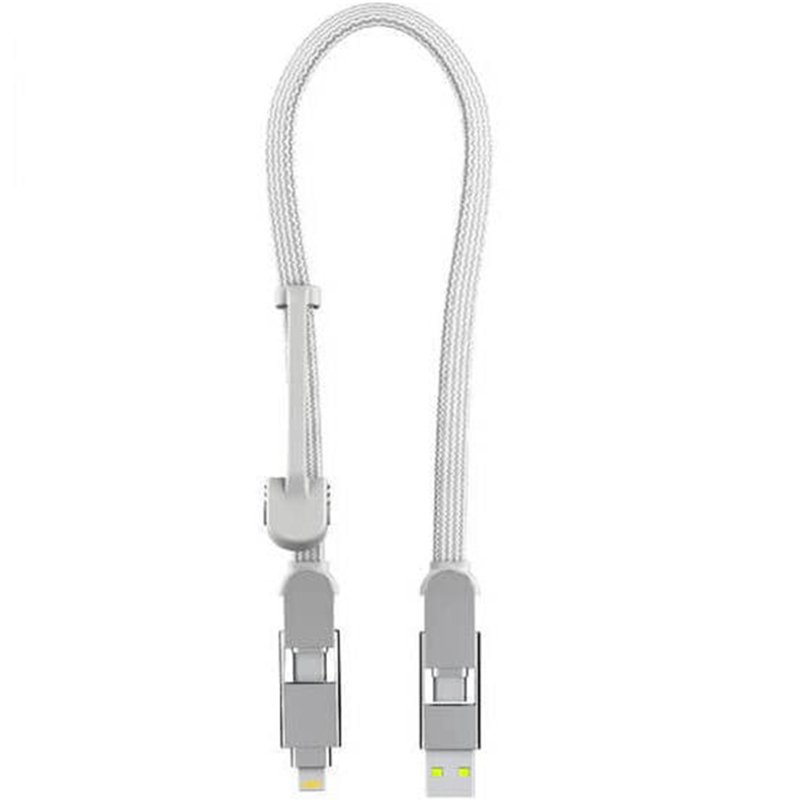 Кабель ROLLING SQUARE 6in1 inCharge XL 30 см White (XLS02R)