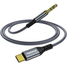 Кабель COLORWAY USB Type-C - аудио 3.5 мм 1.2 м Gray (CW-CBPDJ071-G)