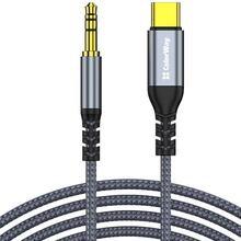 Кабель COLORWAY USB Type-C – аудіо 3.5 мм 1.2 м Gray (CW-CBPDJ071-G)